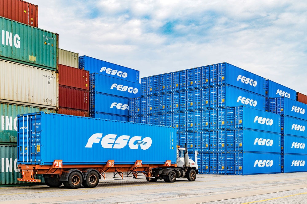 Комплекс услуг в рамках сервиса FESCO на станции Доскино Горьковской железной дороги в Астрахани